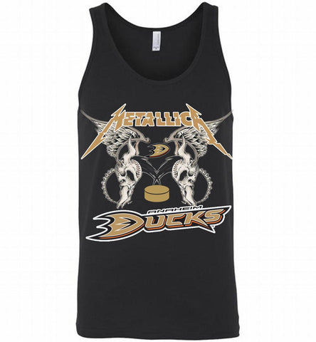 Metallica Anaheim Ducks Logo Tank - zezetee