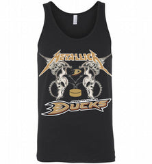 Metallica Anaheim Ducks Logo Tank - zezetee
