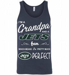 I'M A Grandpa And A New York Jets Pretty Much Perfect Tank - zezetee