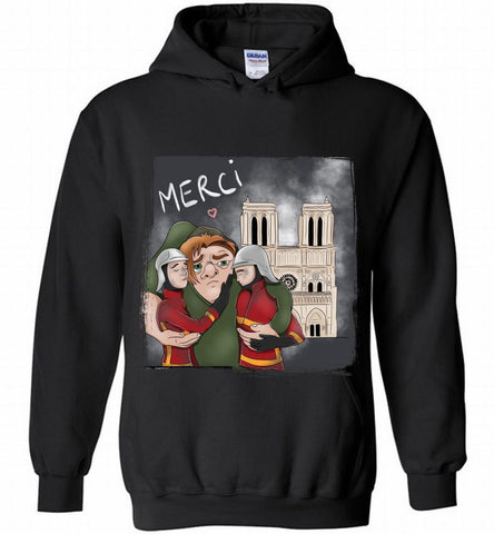 The Hunchback of Notre Dame Firefighter Paris Hoodie - zezetee