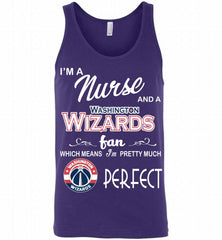 I'M A Nurse And A Washington Wizards Fans Perfect Tank - zezetee