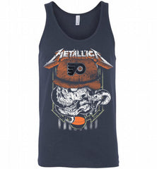 Metallica Skull Snake Philadelphia Flyers Tank - zezetee