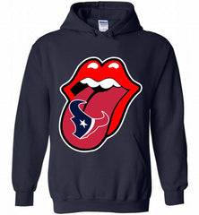 Houston Texans  x The Rolling Stones Logo Hoodie - zezetee