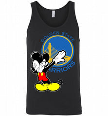 Disney Mickey Mouse Dabbing Golden State Warriors Tank - zezetee
