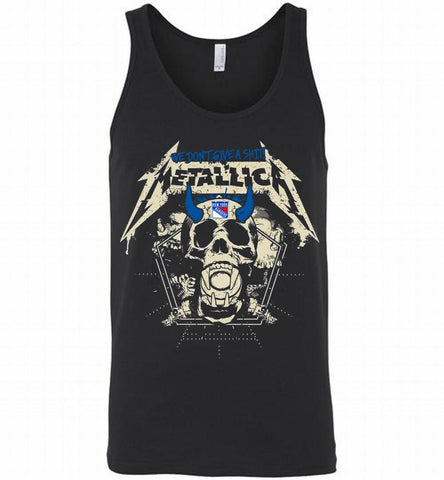 Metallica We Don't Give A Shit New York Rangers Tank - zezetee