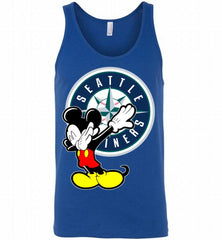 Disney Mickey Mouse Dabbing Seattle Mariners Tank - zezetee