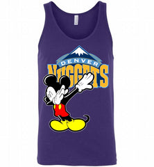 Disney Mickey Mouse Dabbing Denver Nuggets Tank - zezetee