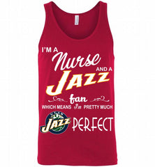 I'M A Nurse And A Utah Jazz Fans Perfect Tank - zezetee