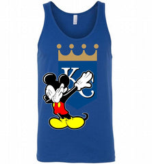 Disney Mickey Mouse Dabbing Kansas City Royals Tank - zezetee