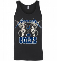 Metallica Indianapolis Colts Logo Tank - zezetee