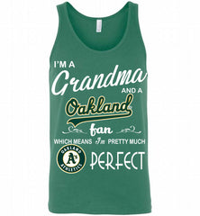 I'M A Grandma And A Oakland Athletics Fans Gift Tank - zezetee
