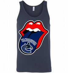 Vancouver Canucks  x The Rolling Stones Logo Tank - zezetee
