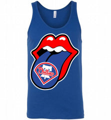 Philadelphia Phillies  x The Rolling Stones Logo Tank - zezetee