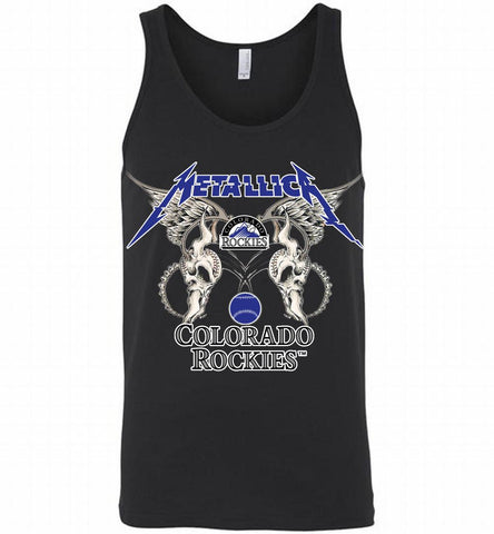 Metallica Colorado Rockies Logo Tank - zezetee