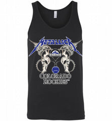 Metallica Colorado Rockies Logo Tank - zezetee