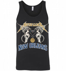 Metallica New Orleans Pelicans Logo Tank - zezetee