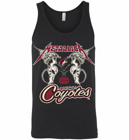 Metallica Arizona Coyotes Logo Tank - zezetee