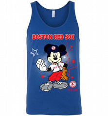 Boston Red Sox Mickey Mouse Disney Super Star Tank - zezetee