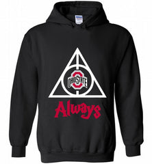 OHIO STATE BUCKEYES DEATHLY HALLOWS ALWAYS GIFT Hoodie - zezetee