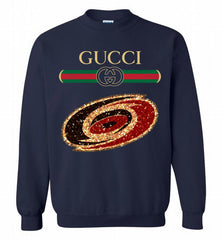 Gucci Carolina Hurricanes Logo Crewneck Sweatshirt - zezetee
