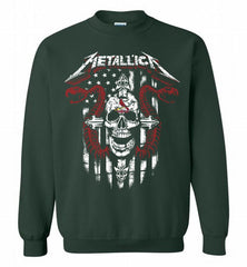 Metallica St Louis Cardinals Logo Crewneck Sweatshirt - zezetee