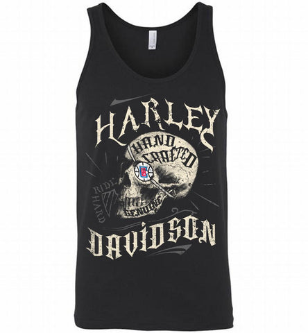 HARLEY DAVIDSON SKULL Los Angeles Clippers Tank - zezetee