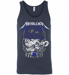 Metallica Skull Snake Baltimore Ravens Tank - zezetee