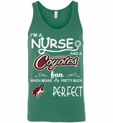 I'M A Nurse And A Arizona Coyotes Fans Gift Tank - zezetee