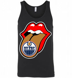 Edmonton Oilers x The Rolling Stones Logo Tank