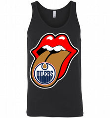 Edmonton Oilers x The Rolling Stones Logo Tank - zezetee
