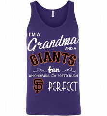 I'M A Grandma And A San Francisco Giants Fans Gift Tank - zezetee