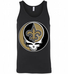 New Orleans Saints Grateful Dead Logo Band Tank - zezetee