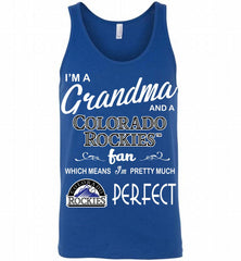 I'M A Grandma And A Colorado Rockies Fans Gift Tank - zezetee