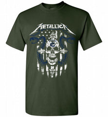 Metallica Snake Skull Vancouver Canucks Logo Shirt - zezetee