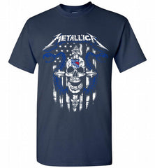 Metallica Snake Skull New York Rangers Logo Shirt - zezetee