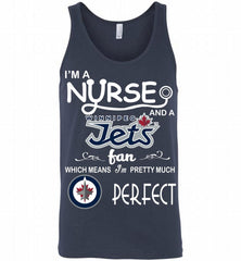 I'M A Nurse And A Winnipeg Jets Fans Gift Tank - zezetee