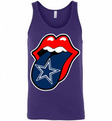 Dallas Cowboys  x The Rolling Stones Logo Tank - zezetee