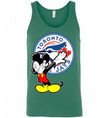 Disney Mickey Mouse Dabbing Toronto Blue Jays Tank - zezetee