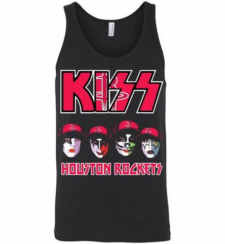 Kiss Houston Rockets Logo Tank - zezetee