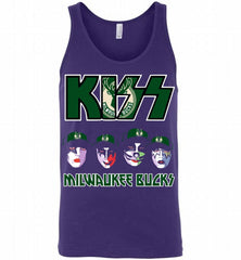 Kiss Milwaukee Bucks Logo Tank - zezetee