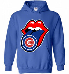 Chicago Cubs  x The Rolling Stones Logo Hoodie - zezetee