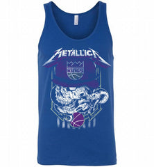 Metallica Skull Snake Sacramento Kings Tank - zezetee