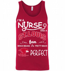 I'M A Nurse And A St Louis Eagles Fans Gift Tank - zezetee