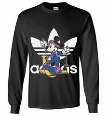 ADIDAS SKI MINNIE MOUSE DISNEY SPORTS Gildan Long Shirt - zezetee