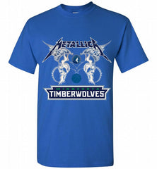Metallica MinnesotaTimberwolves Logo Shirt - zezetee