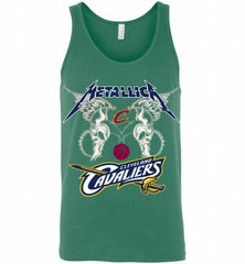 Metallica Cleveland Cavaliers Logo Tank - zezetee