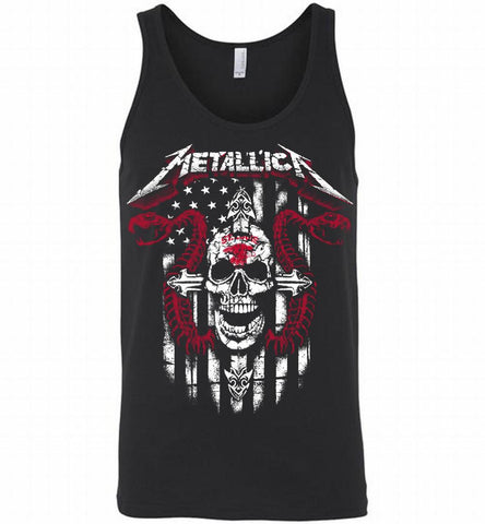 Metallica St Louis Eagles Logo Tank - zezetee