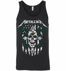 Metallica Snake Skull Minnesota Wild Logo Tank