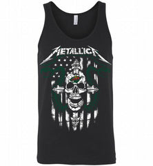Metallica Snake Skull Minnesota Wild Logo Tank - zezetee