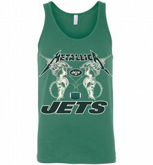 Metallica New York Jets Logo Tank - zezetee